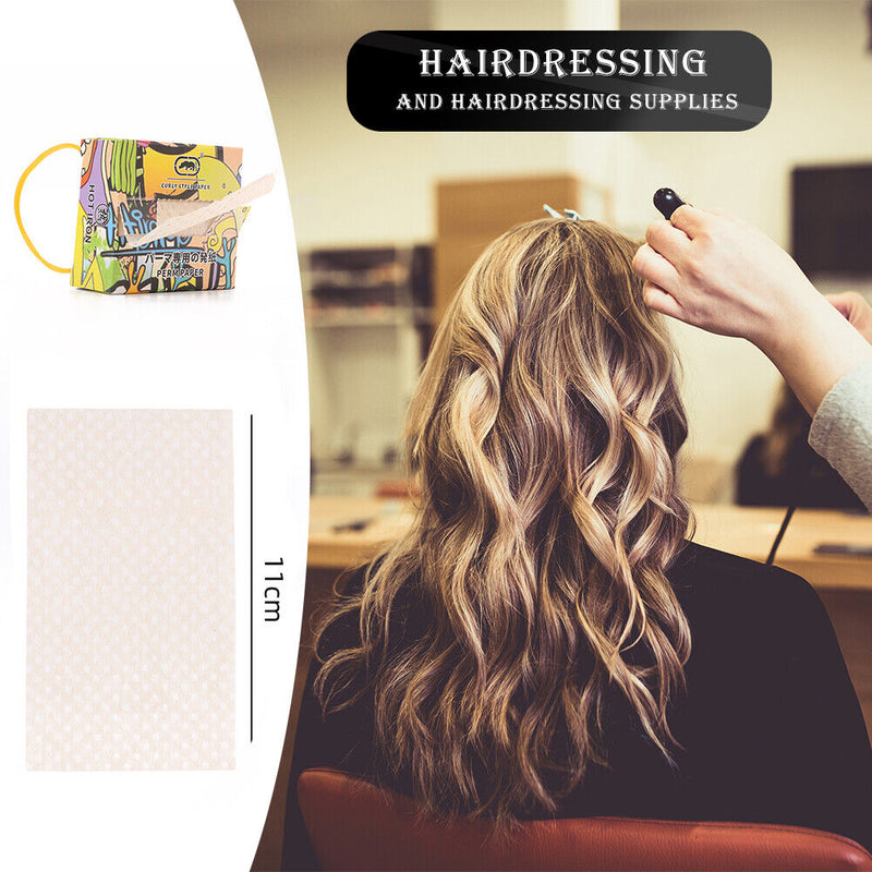 200pcs Hair Perming Dyeing Paper End Wraps Disposable Dyeing Highlight Tiss