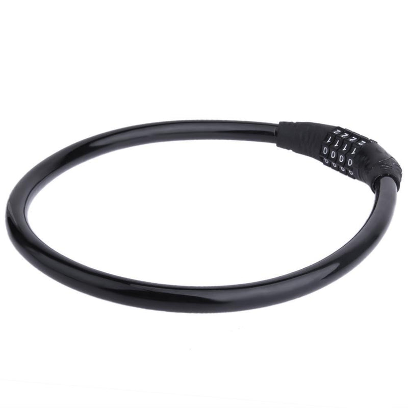 4 Digit Password Bicycle Lock Code Anti-Theft Locks Electric Cable Bike