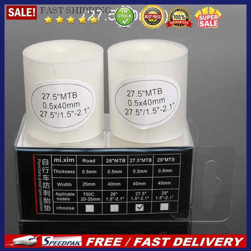 2pcs Bike Tube Protector Wear-resistant Bike Puncture Proof Belt Repair Tools