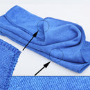 Car Wipe Cloth Auto Washing Waxing Polishing Cleaning Towel 30X70cm Blue Newly