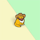 Clothes Accessories Cartoon Enamel Pin Novelty Animal Cowboy Cats Lapel Pins