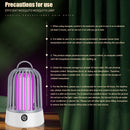 Electric Mosquito Killer USB Charging Bug Zapper Insect Fly Trap (Grey) Newly