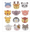 12x Kids Full Drill DIY Diamond Painting Stickers Animal Phone Cup Decals Newly
