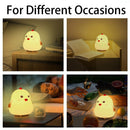 Rechargeable Touch Sensor Silicone Cute Table Lamp Chick Night Lights