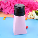 220ml Empty Lockable Pump Dispenser Nail Polish Gel Cleaner Liquid Press Bott