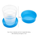 100ml Portable Folding Water Bottle Outdoor Travel Sports Bicycle Drinkware Cup