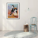 DIY Full Round Drill Diamond Painting 5D horse Poster Kit Newly