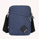 Men Retro Oxford Spinning Shoulder Bag Sports Outdoor Small Handbag (Blue)