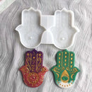 #A Hand Mould Home Decor Incense Holder Tray Mold for Anniversary Birthday Festi