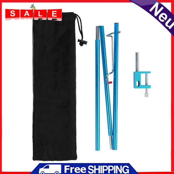 Portable Camping Hiking Pole Lamp Stand Detachable Picnic Hanging Light Holder