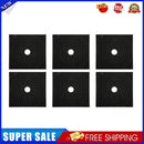 6pcs Stove Protector Covers Heat Resistant Oil-Proof Stovetop Pad (Black)