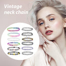 12pcs Retro Clavicle Chain Fashion Choker Necklace for Women Girl Daily Sui