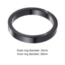 4x Bicycle Front Fork Washer MTB Bike Headset Spacers Gasket Ring (Black) Newly