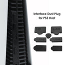7pcs/Set For Sony PS5 Gaming Console Dust Plugs Anti-Dust Cap Dustproof Cover