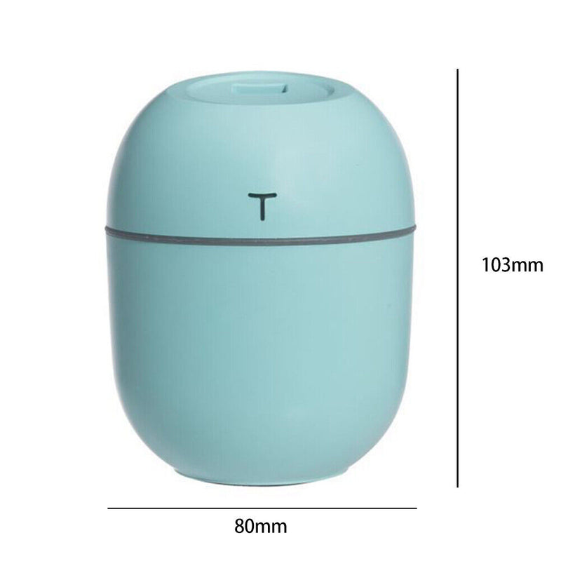 Ultrasonic Silent Air Humidifier Car Aroma Essential Oil Diffuser (Green)