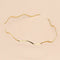 Elegant Geometric Wave Bending Metal Headdress Thin Headbands Hair Hoop