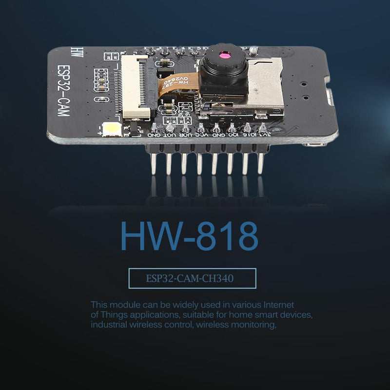 ESP32-CAM-CH340 USB Serial to Bluetooth-compatible and WIFI Camera Developm