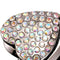 Love Heart Rhinestone Adhesive Car Hook Organizer Storage Hanger Car Indoor