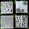 DIY Crafts Embossing Template Scrapbooking Walls Painting Layering Stencils