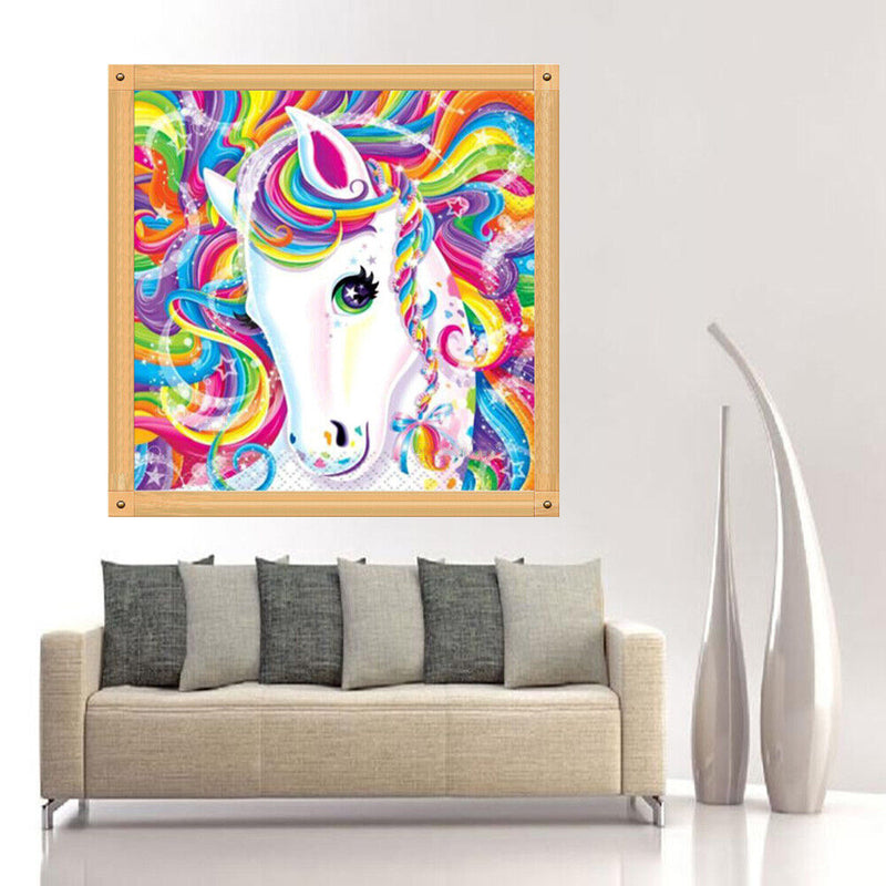 Full Drill Horse Painting 5D Diamond Mosaic Embroidery DIY Cross Stitch Kit