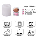Candle Silicone Molds Astronaut Shaped Aromatherapy Soap Mold DIY Mould Decor