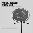 Install Easily Telescopic Table Outdoor Portable Table Board for Wild Fishi