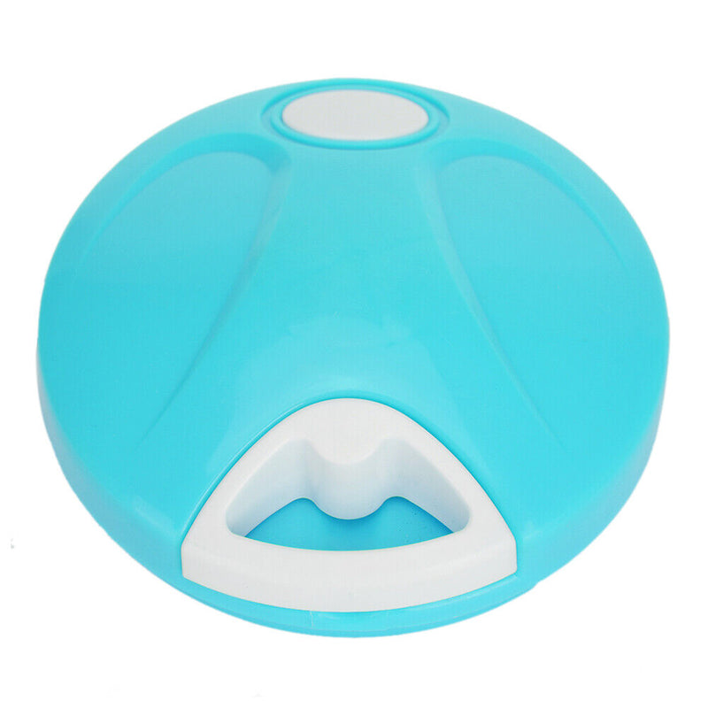 Manual Fruit Vegetable Shredder Garlic Cutter Food Grinder Crusher (Blue)