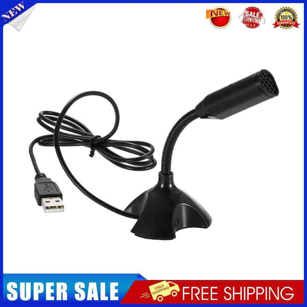 USB Microphone for Laptop Computer Singing Gaming Streaming Stand Mic
