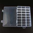 Transparent Fishing Tackle Storage Box Fishing Connector Soft 24 Slots Lure h