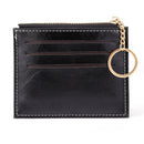 Casual PU Solid Color Money Bag Card Organizer Retro Women Small Coin Purses