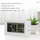 Mini Digital LCD Temperature Humidity Meter Thermometer (White Fahrenheit)