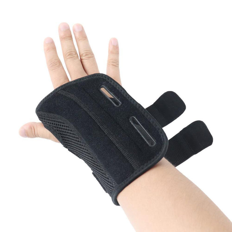 Adjustable Wrist Support Fitness Wristband Wraps Belt (Right Hand)(S-M)