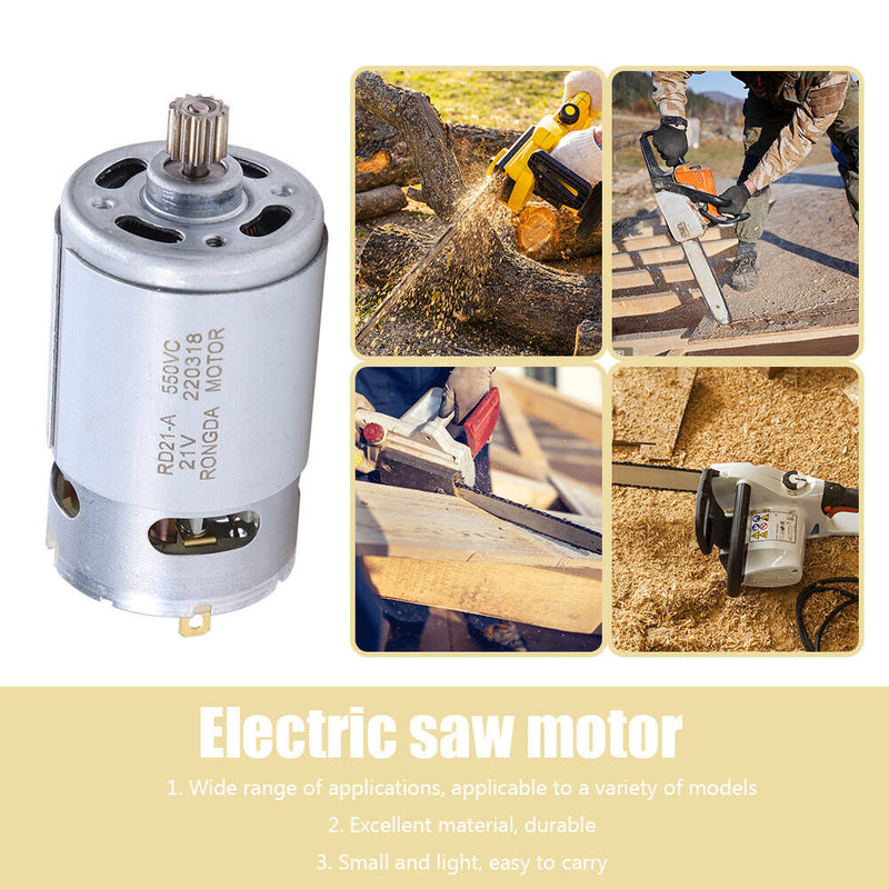 #A 14 Teeth Dc Motor 12V Electric Motor Lightweight for Mini Reciprocating Hand