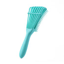 Women Hair Scalp Massage Comb Wet Curly Hairdress Styling Hairbrush (Green)