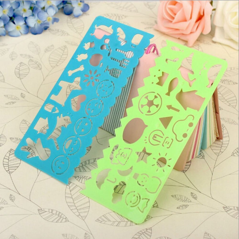 Drafting Tools Geometric Ruler Stationery For Students Learning Draw Pictures