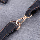 Unisex Pocket Antifouling Denim Cloth Work Apron Cafe Kitchen Cooking Bibs Newly