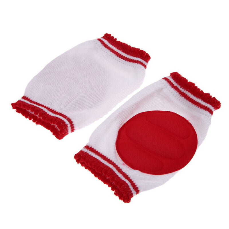 Safety Crawling Elbow Cushion Infant Toddlers Baby Knee Pads Protector Red