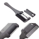 Hair Razor Comb Hair Cutting Thinning DIY Trimmer with Blades Double Sides