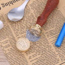 Ancient English Alphabet Letter Metal Seal Wax Stamps Sticks Candles Set (L