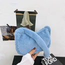 Women Fashion Autumn Winter Plush Underarm Bag Cherry Printing Shoulder Bags