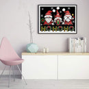 5D DIY Full Round Drill Diamond Painting Santa Claus Home Decoration Art Craft
