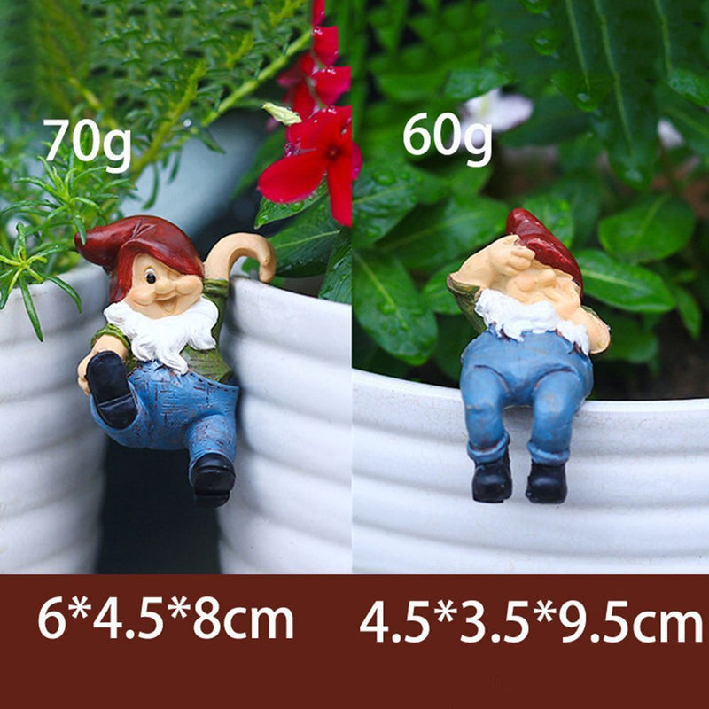 Dwarf Ornaments Elf Pendant Flower Pot Hanging Decoration Climbing Elf