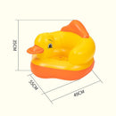 Feeding Resting Bathroom Inflatable Chair Baby Chair Seat Kids Sofa Yellow Duck