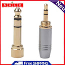 6.35mm Male to 3.5mm Female Plug with 3.5mm Screw Jack Headphone Audio Adapter