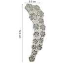 Dog Paw Print Metal Cutting Dies Stencil Scrapbooking Card Hot Z3Q6- Emboss W3P4