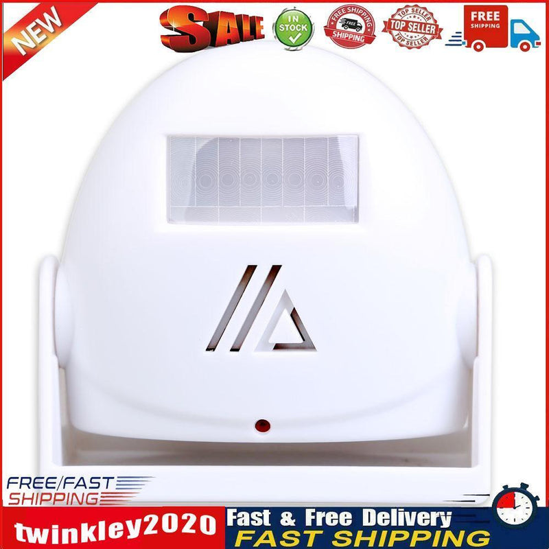 White Welcome Chime Motion Sensor 10m Warning Doorbell Door Bell Alarm Newly