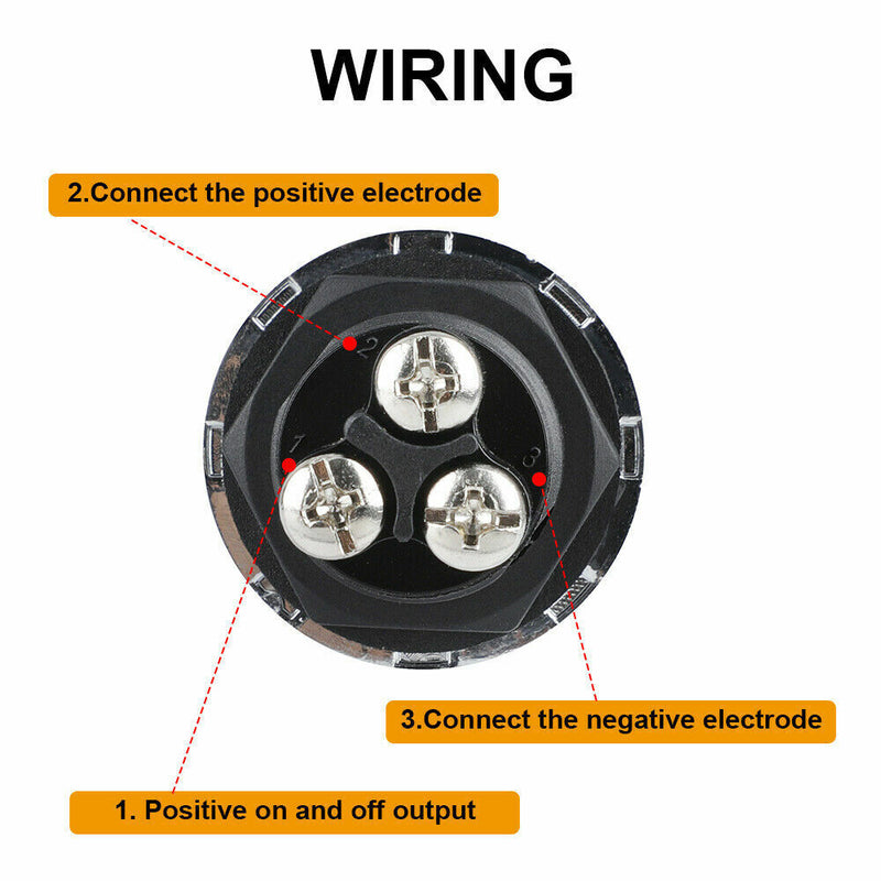 12V/24V 50A Car Engine Start Push Button Keyless Start Button Ignition Starter