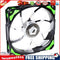 ID-COOLING PL-12025 PC Fan LED 120mm Fan with De-Vibration Rubber (Green)