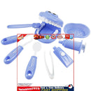Dentist Kit Pretend Play Doctor Playset for Toddlers 9pcs Ages 3+ (Blue) Newly