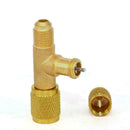 1/4" -1/4" R22 Refrigeration Charging Adapter Air Conditioning Valve T7M4 M9B0
